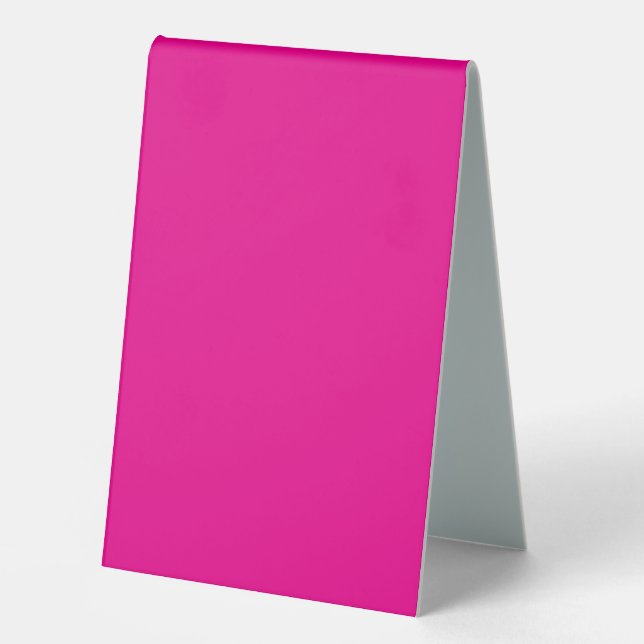 Plaque De Table Améliorez votre espace avec un Arrière - plan rose (Recto)