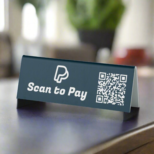 Plaque De Table Analyser Pour Payer PayPal Cashapp sans contact Na (Créateur téléchargé)