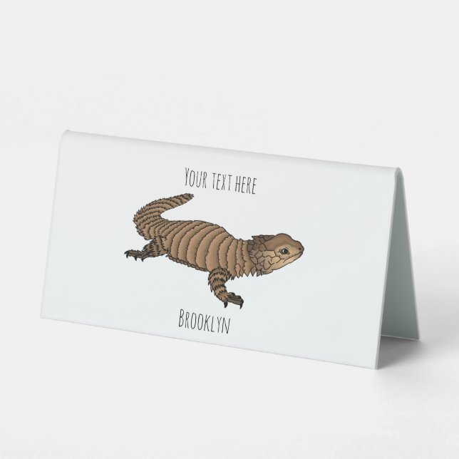 Plaque De Table Armadillo girdled lizard (Recto)