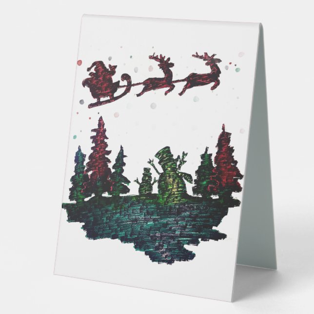 Plaque De Table Articles d'artisanat et de fête > Articles de fête (Recto)