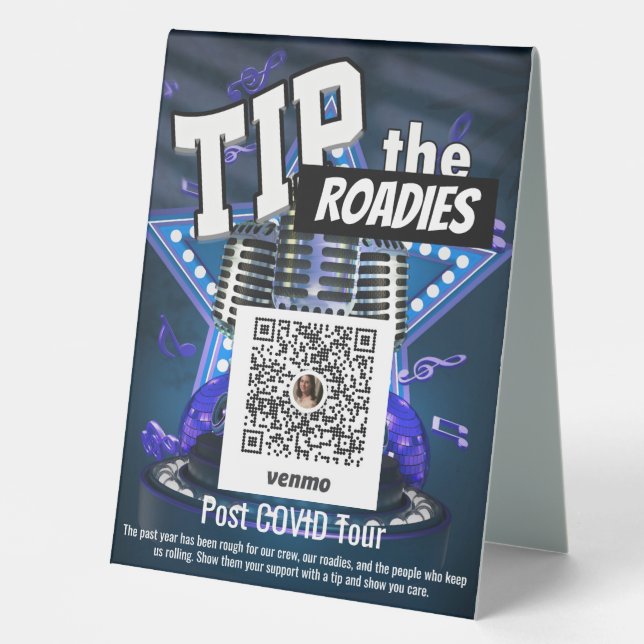 Plaque De Table Astuce le groupe Venmo (Recto)