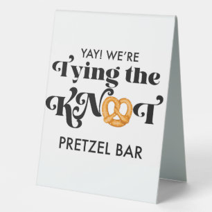 Plaque De Table Attacher le noeud Pretzel