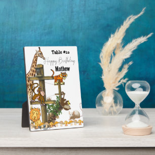 Plaque de table avec Animaux sauvages de l'Eau