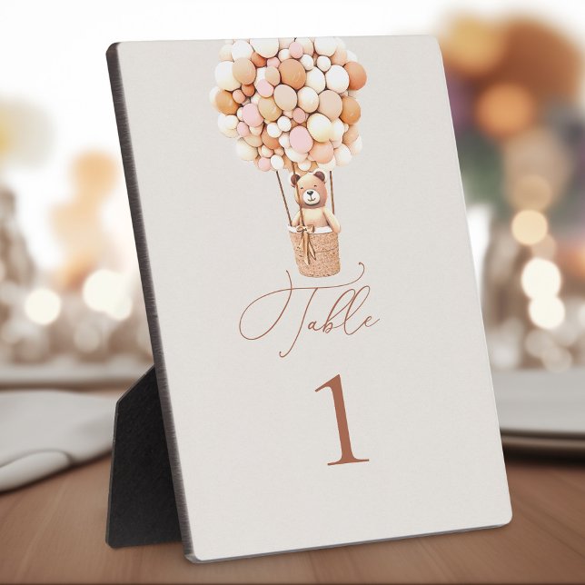 Plaque de table avec Easel (Créateur téléchargé)