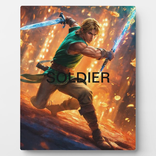 Plaque de table avec Easel (Devant)