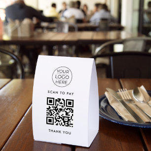 Plaque De Table Avis commercial Google Code QR