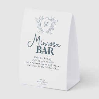 Plaque De Table Bar à mimosa Jardin Régence Mariage audacieux