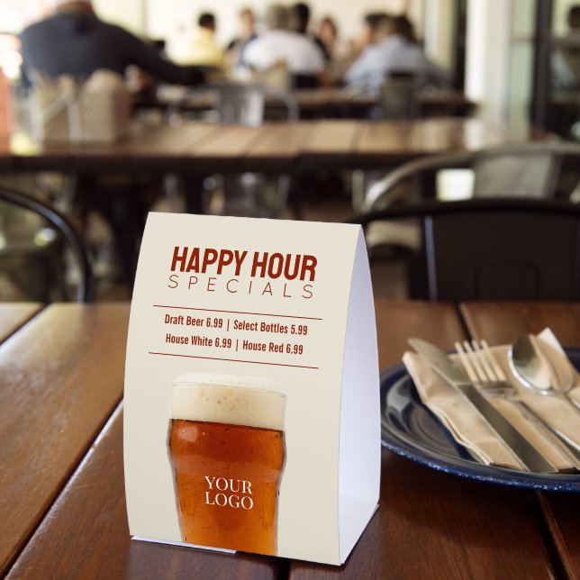 Plaque De Table Beer Bar or Restaurant Happy Hour Specials (Insitu (restaurant))