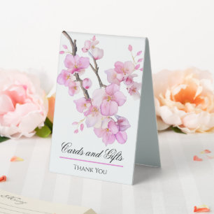 Plaque De Table Belle couleur rose cerise Sakura fleurs
