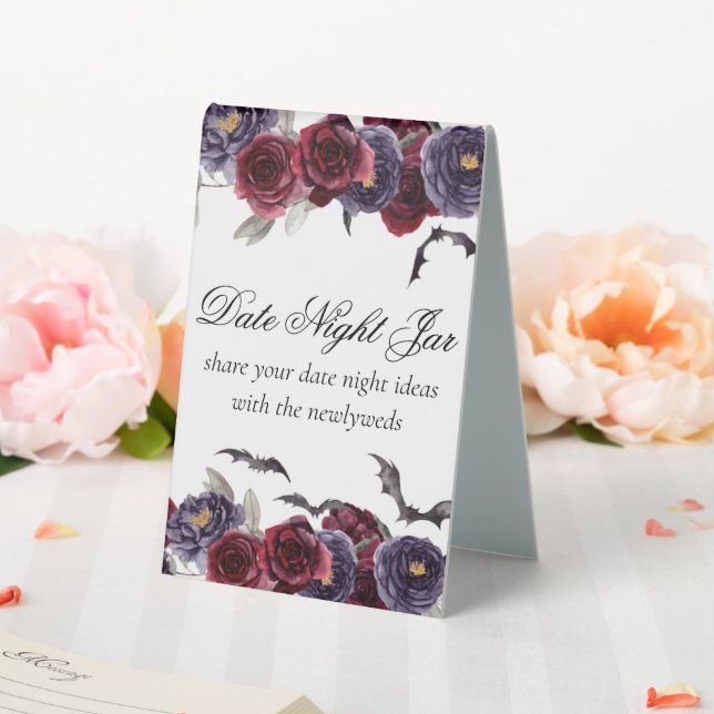 Plaque De Table Belle déplaisante | Gare de Sanitize Floral Gothiq (In SItu (Mariage))