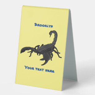 Plaque De Table Black hungry scorpion