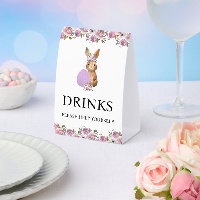Plaque De Table Boissons de Pâques Baby Shower  (Insitu (mariage))