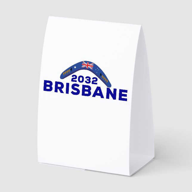 Plaque De Table Brisbane Queensland Australie (Recto)
