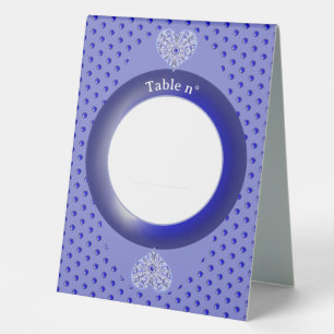 Plaque De Table Broderie Céramique Bleue de Grèce