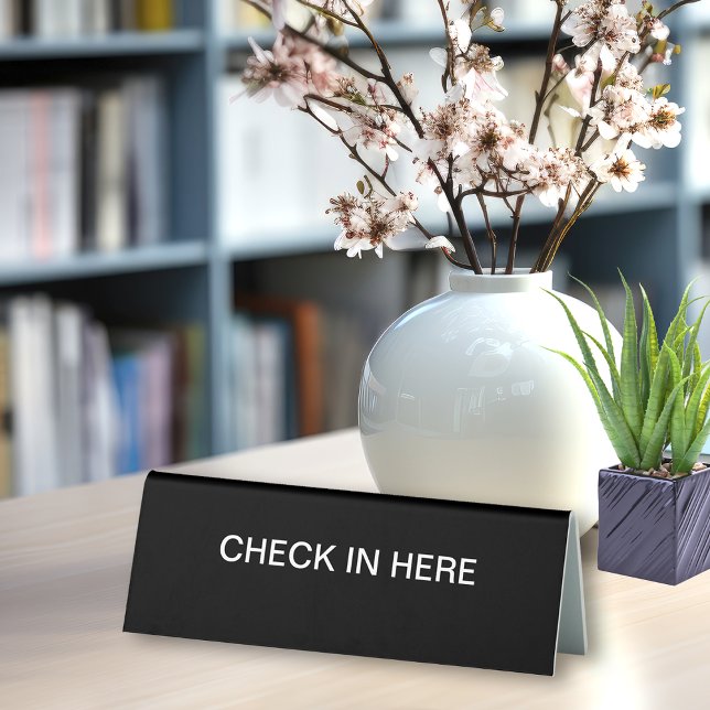 Plaque De Table Bureau d'affaires Connexion à la salle d'attente (Créateur téléchargé)