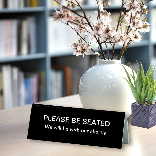 Plaque De Table Bureau d'affaires Salle d'attente S'il vous plaît  (Créateur téléchargé)