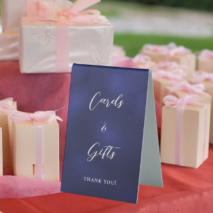 Plaque De Table Carte cadeau marine