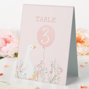 Plaque De Table Carte de table pour 1er anniversaire One Silly Goo