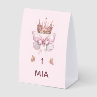Plaque De Table Cartes de numéros de table Couronne de Princesse e
