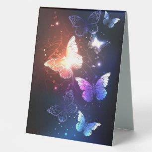 Plaque De Table Clowing Night Butterflies