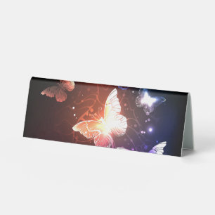 Plaque De Table Clowing Night Butterflies
