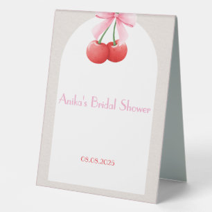 Plaque De Table collection de nuptiale cerise rose