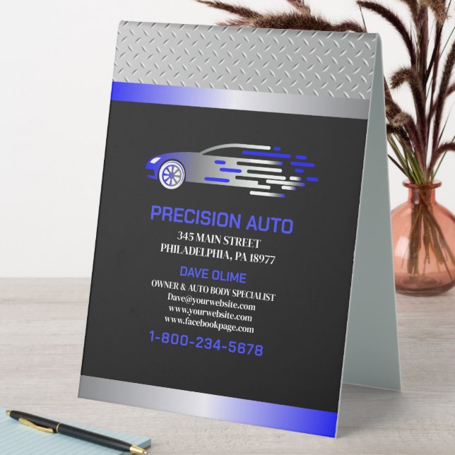 Plaque De Table Collison Détail de la peinture de voiture personna (En SItu (Tableau))