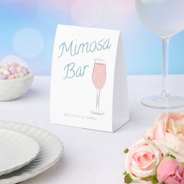 Plaque De Table Color Versatile Bridal Brunch Mimosa Bar (Insitu (mariage))