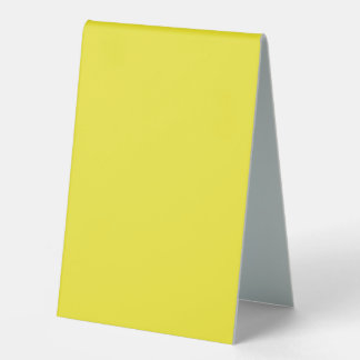 Plaque De Table Conception avec un Arrière - plan jaune et une bor