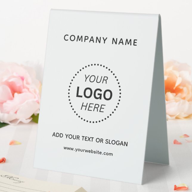 Plaque De Table Conception simple de logo d'entreprise personnalis (In SItu (Mariage))