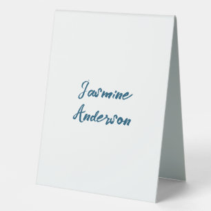 Plaque De Table Couleur bleu océan minimaliste moderne