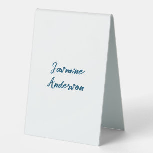 Plaque De Table Couleur bleu océan minimaliste moderne