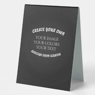 Plaque De Table Créez votre propre