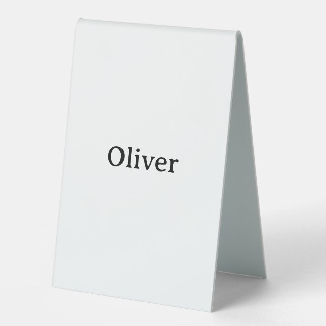 Plaque De Table Créez votre propre 4" X 6" simple et professionnel (Recto)