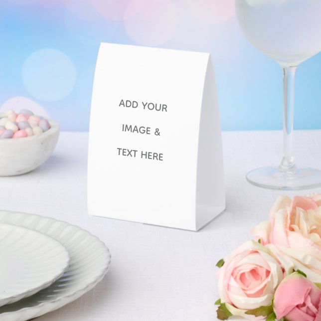 Plaque De Table Créez votre propre blanc  (Insitu (mariage))