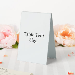 Plaque De Table Créez votre propre enseigne en plastique personnal
