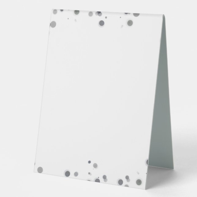 Plaque De Table Créez votre propre personnalisation personnalisée (Recto)