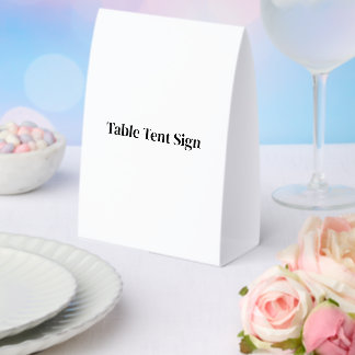 Plaque De Table Créez votre propre présentoir de table personnalis