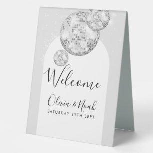 Plaque De Table Disco Ball