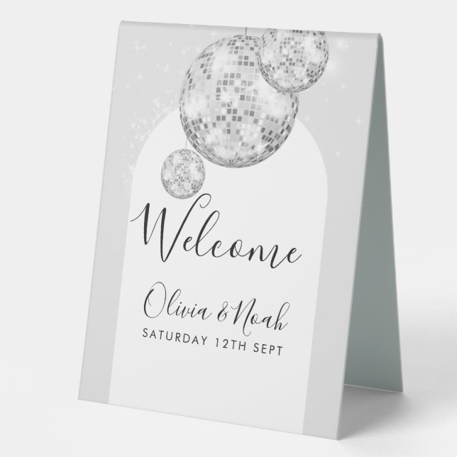 Plaque De Table Disco Ball (Recto)