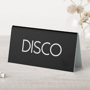 Plaque De Table DISCO Dancing