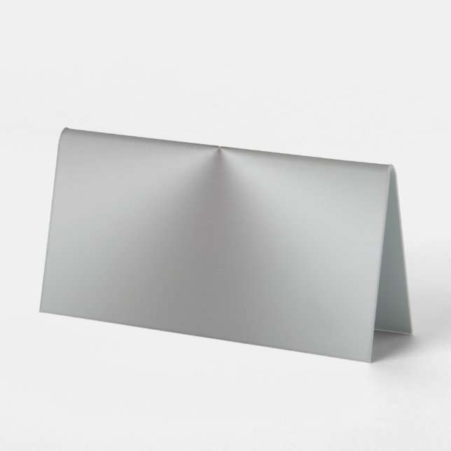 Plaque De Table do-it-yourself moderne apparence de métal brossé (Recto)