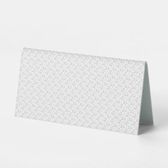 Plaque De Table Dot, Oie Grey (Recto)