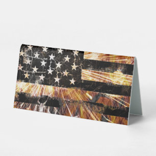 Plaque De Table Drapeau de construction industrielle