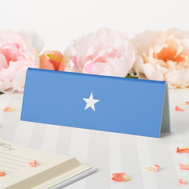 Plaque De Table Drapeau de la Somalie (In SItu (Mariage))