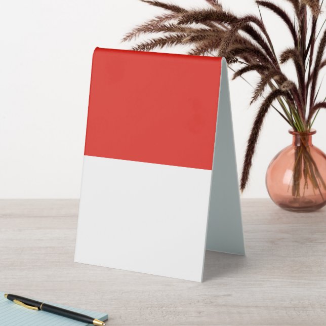 Plaque De Table Drapeau de l'Indonésie (En SItu (Tableau))