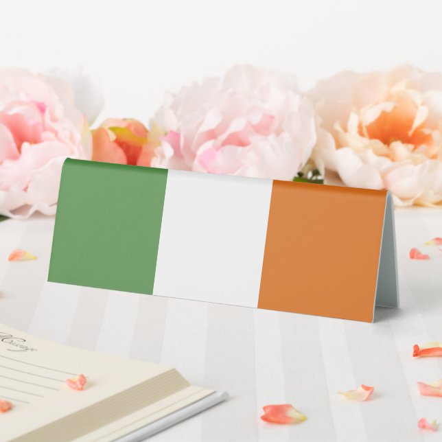 Plaque De Table drapeau de l'Irlande (In SItu (Mariage))