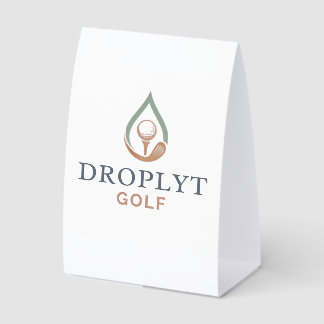 Plaque De Table Droplyt Golf Signature Table Card
