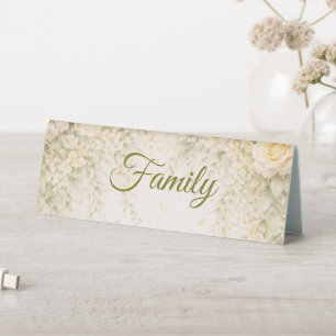 Plaque De Table Elegant Botanical Wedding 