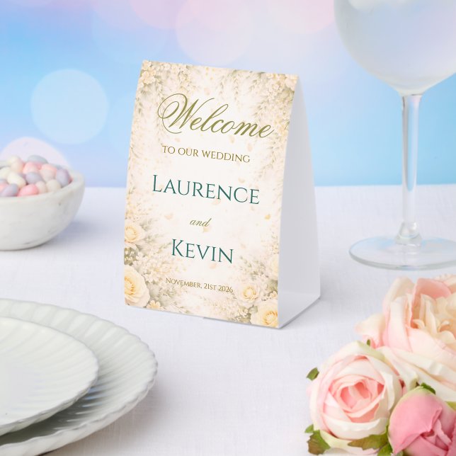 Plaque De Table Elegant Botanical Wedding  (Insitu (mariage))